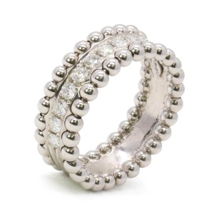 18K Diamond Bead Band