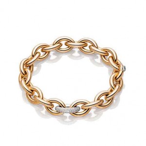 IsabelleFa 18K Oval Link Bracelet