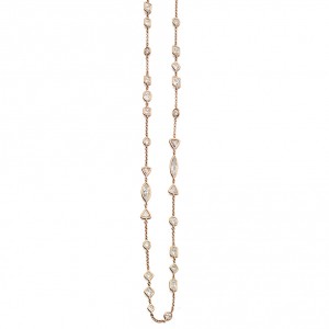 18K Diamonds by the Yard Necklace