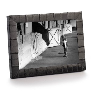 Black Eel Leather Frame