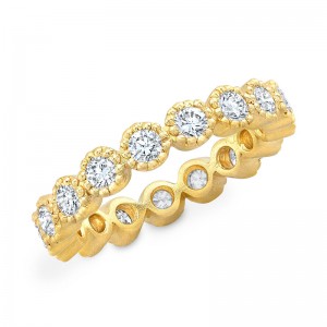 18K Round Diamond Eternity Ring