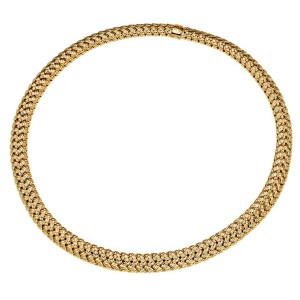 Jean Vitau Basket Weave Necklace