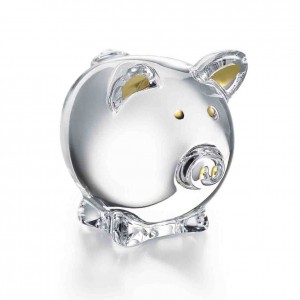 Baccarat Zodiaque Rosy Pig