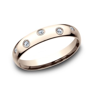 Comfort-Fit Diamond Wedding Ring