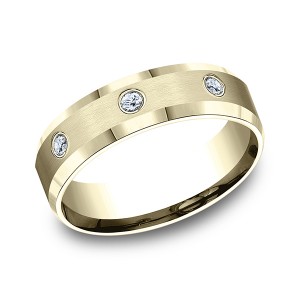 Comfort-Fit Diamond Wedding Ring