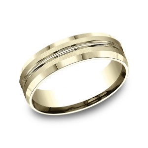 Comfort-Fit Design Wedding Ring