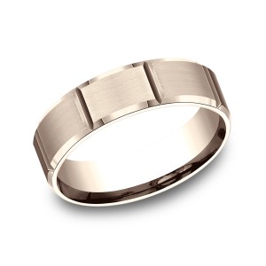 Comfort-Fit Design Wedding Ring
