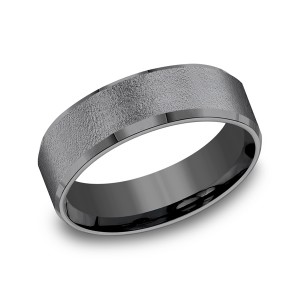 Tantalum Comfort-fit wedding band