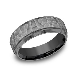 Tantalum Comfort-fit Design Wedding Band