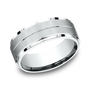 Comfort-Fit Design Wedding Band