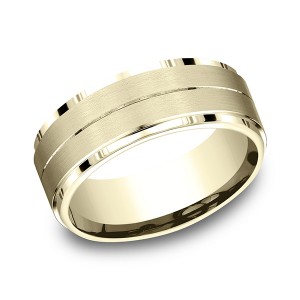 Comfort-Fit Design Wedding Band