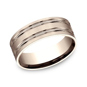 Comfort-Fit Design Wedding Ring