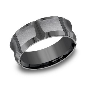 Tantalum Comfort-fit Design Wedding Band