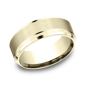 Comfort-Fit Design Wedding Band