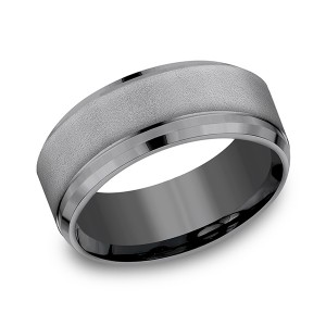 Tantalum Comfort-fit Design Wedding Band
