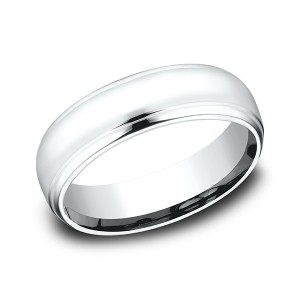 Comfort-Fit Design Wedding Band