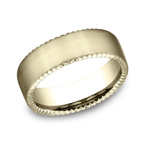 Comfort-Fit Design Wedding Band