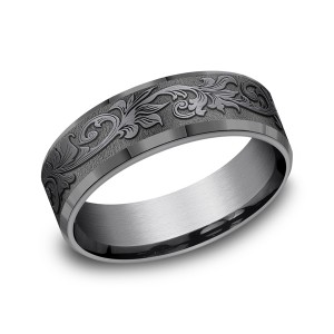 Tantalum Comfort-fit wedding band