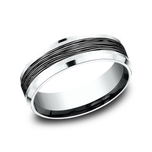 Ammara Stone Comfort-fit Design Wedding Ring