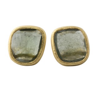 Yvel Natural Aquamarine earrings