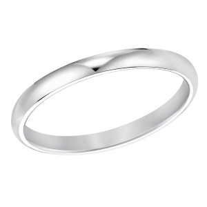 Platinum Classic Narrow Wedding Band