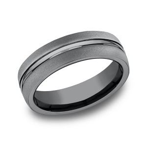 Tantalum Comfort-fit Design Wedding Band