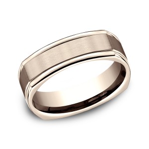 Comfort-Fit Design Wedding Ring