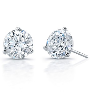 Diamond Martini Stud Earrings