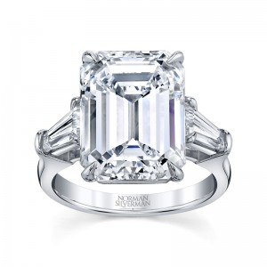 Platinum 3 Stone Diamond Engagement Ring