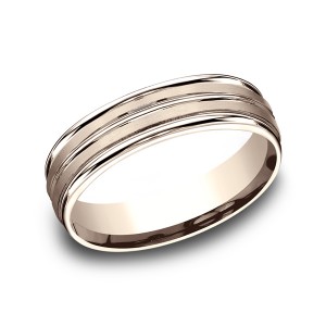 Comfort-Fit Design Wedding Ring