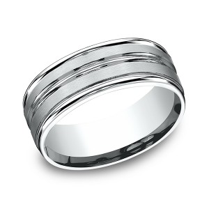 Comfort-Fit Design Wedding Band