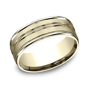 Comfort-Fit Design Wedding Band