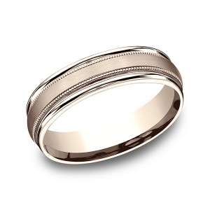 Comfort-Fit Design Wedding Band