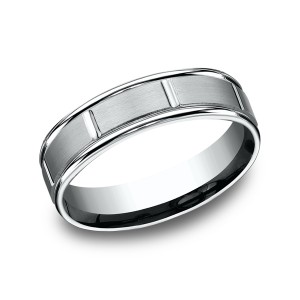 Comfort-Fit Design Wedding Ring
