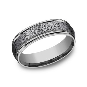 Tantalum Comfort-fit wedding band