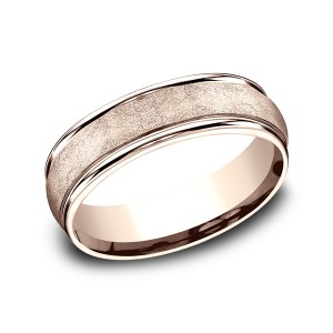 Comfort-Fit Design Wedding Ring