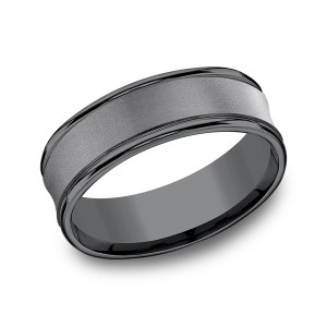 Tantalum Comfort-Fit wedding band