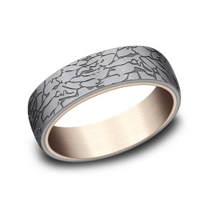 Ammara Stone Comfort-fit Design Wedding Ring