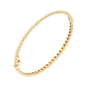 18K Bead Bangle Bracelet