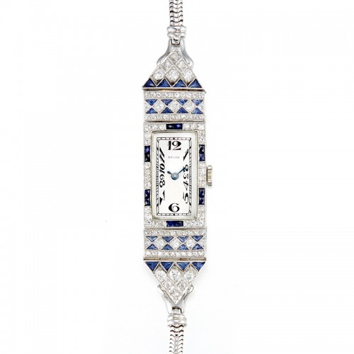 Pre-Owned Gruen Platinum  Art Deco Watch