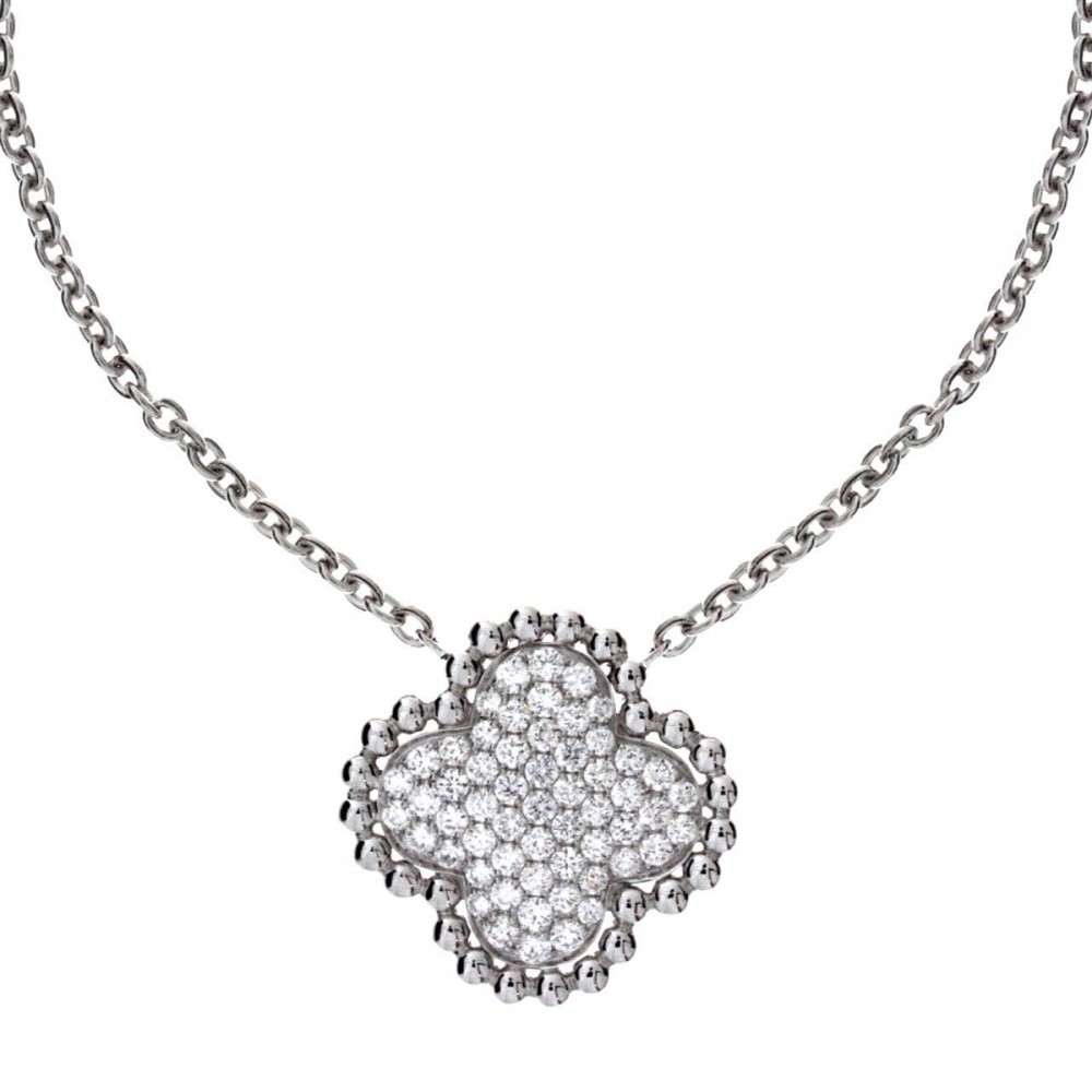 18K Pavé Diamond Pendant