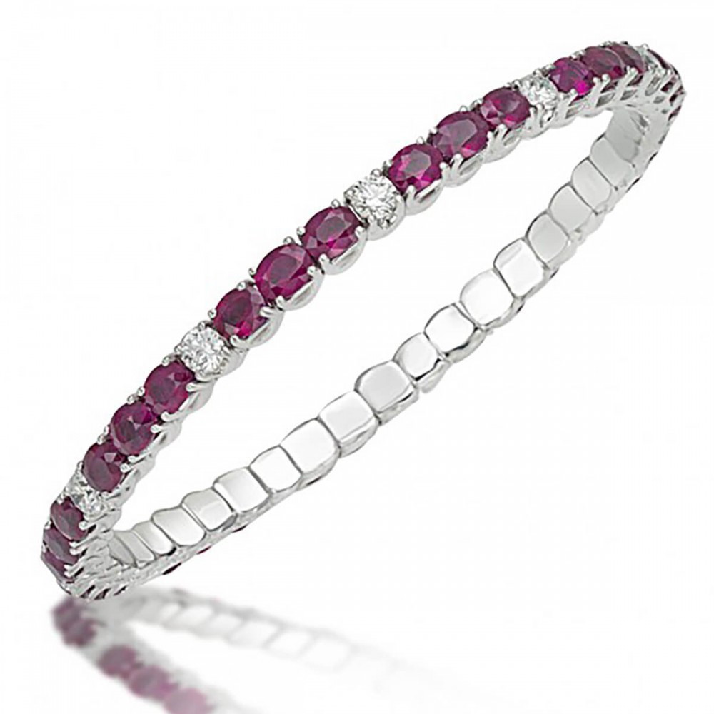 Picchiotti Xpandable Ruby and Diamond Bracelet