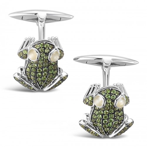 18K Frog Cufflinks