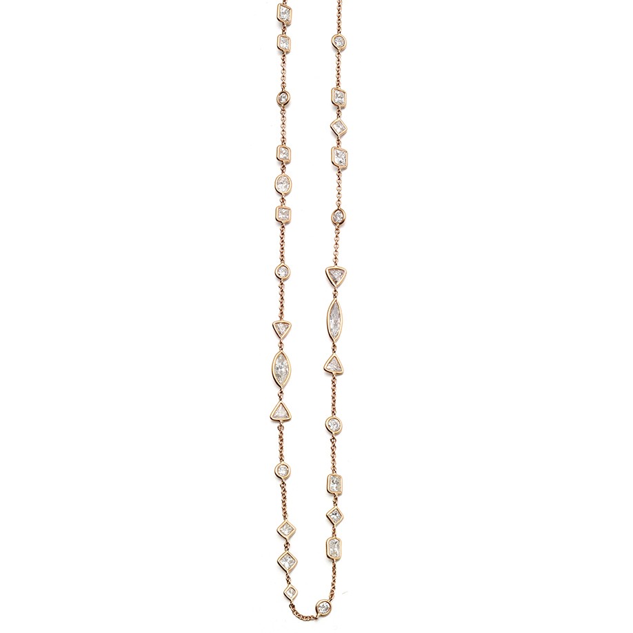 18K Diamonds by the Yard Necklace