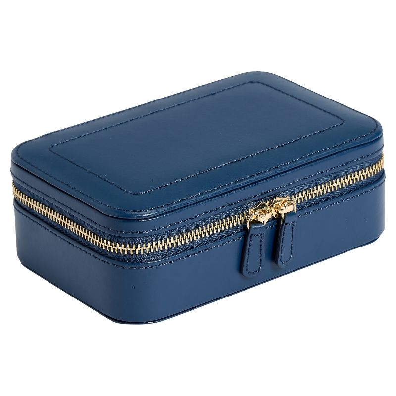 Wolf Sophia Indigo Travel Zip Case