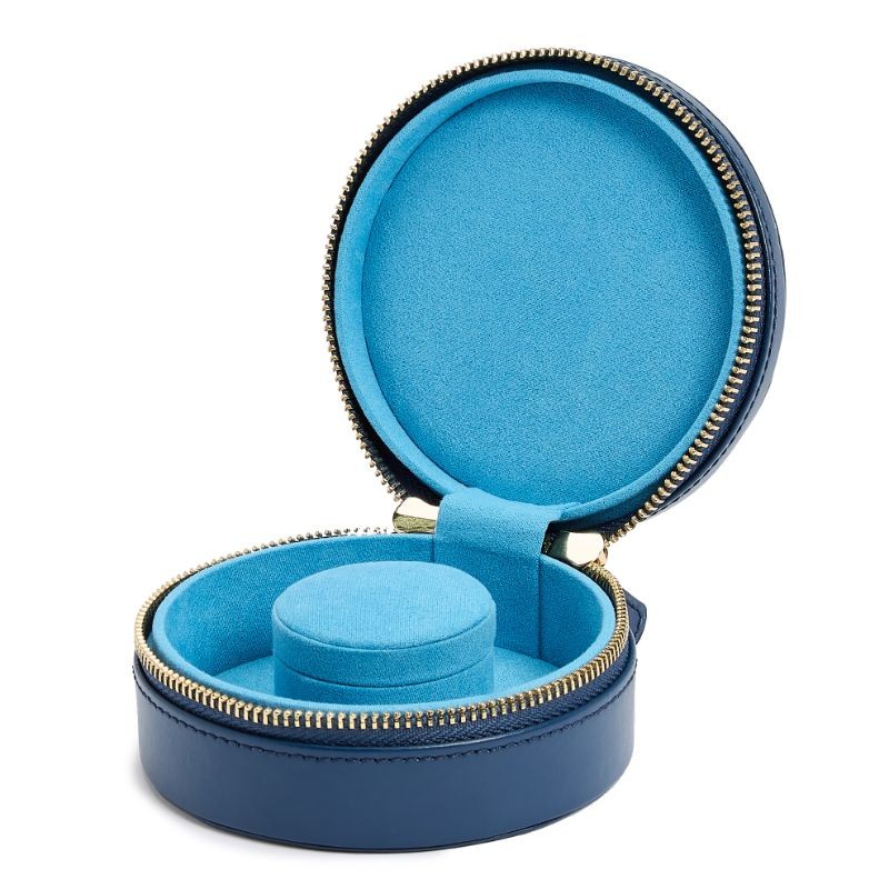 Wolf Sophia Indigo Travel Zip Case