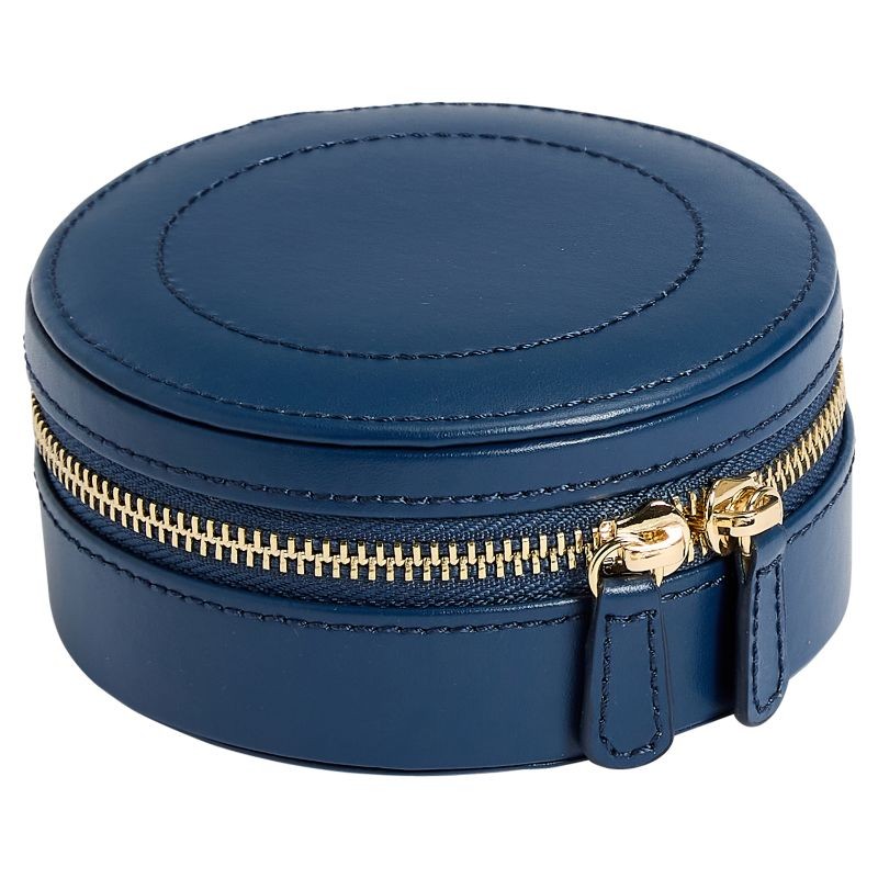 Wolf Sophia Indigo Travel Zip Case