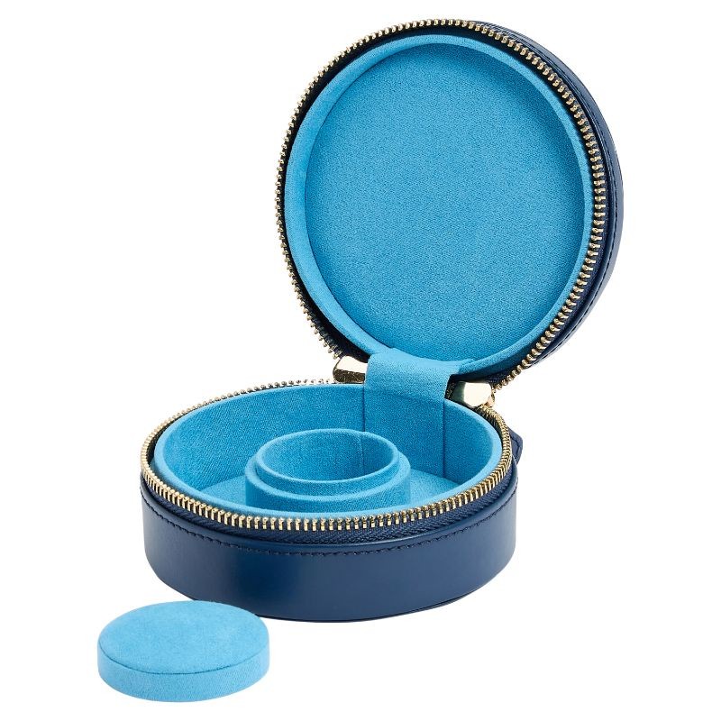 Wolf Sophia Indigo Travel Zip Case