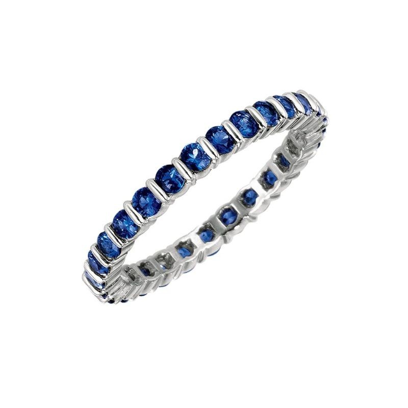 Gemlok© 18K Tsavorite Eternity Band