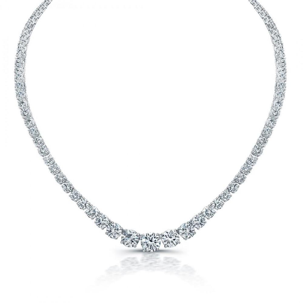 18K Riviera Diamond Necklace